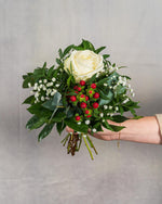 Rosensträußchen "Weiß"